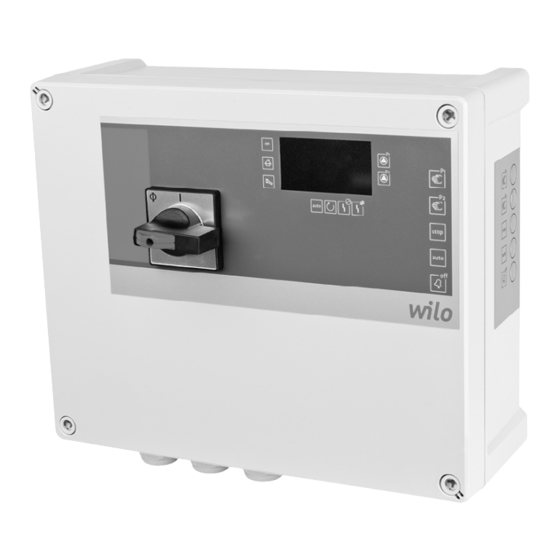 Wilo Control MS-L 2x4kW Notice De Montage Et De Mise En Service