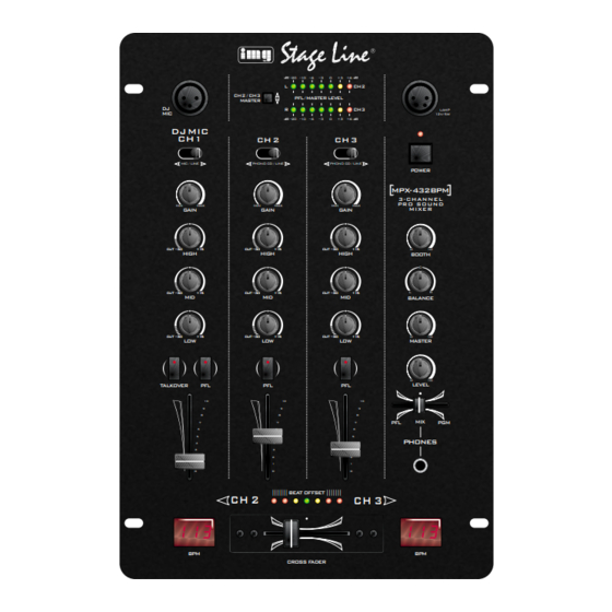 IMG STAGELINE MPX-432BPM Mode D'emploi