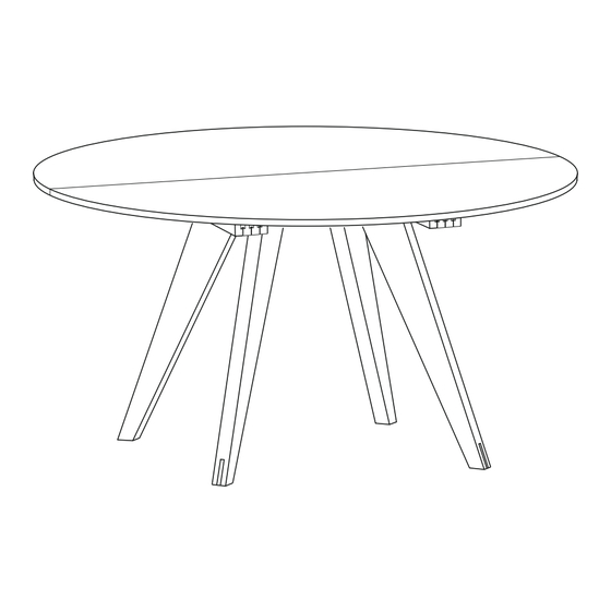 Bolia New Mood Round Dining Table D125 Instructions De Montage