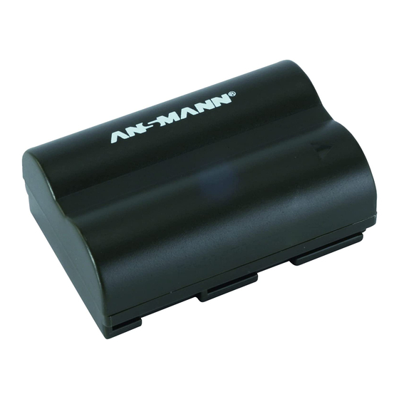 ANSMANN BATTERY GRIP Manuel D'utilisation