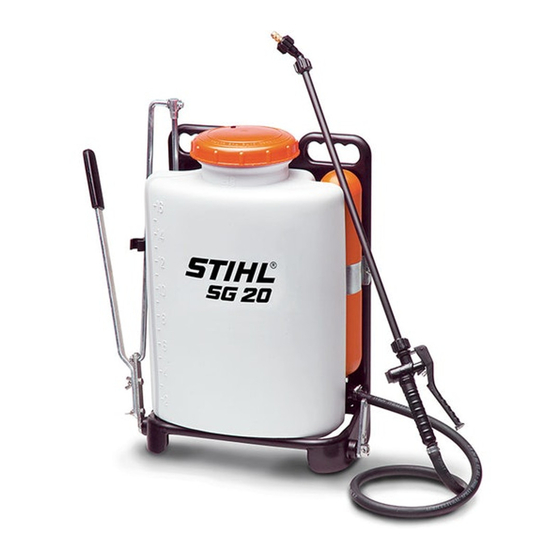 Stihl SG 20 Notice D'emploi