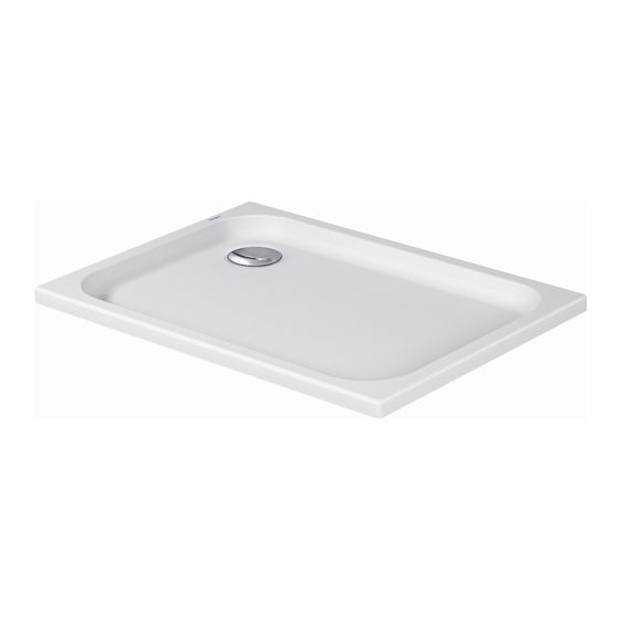 DURAVIT D-Code 760095 Notice De Montage