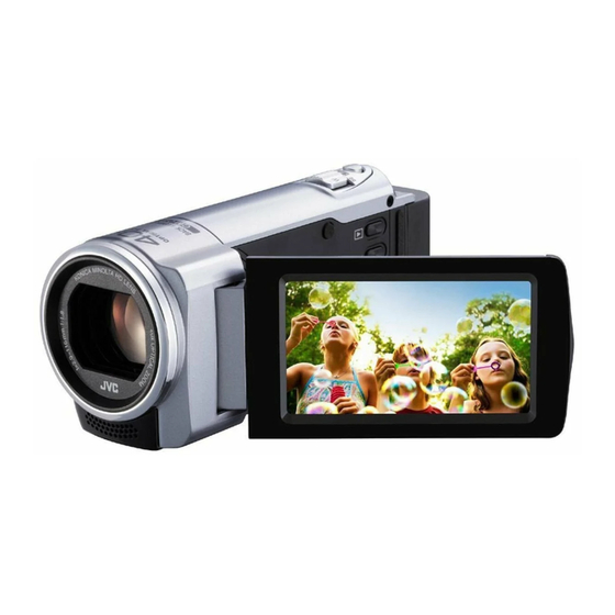 JVC Everio GZ-E100 Manuel D'utilisation