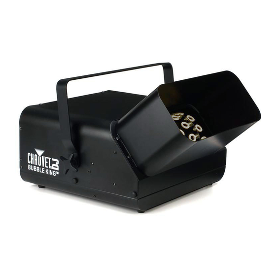 Chauvet DJ Bubble King Guide De Référence Rapide