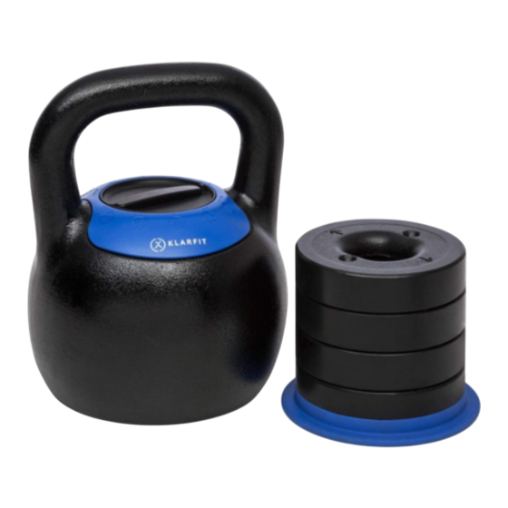 Klarfit 10034383 Manuel D'utilisation