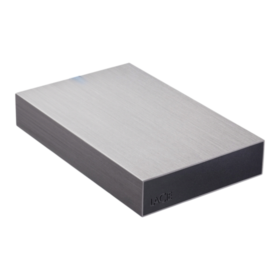 LaCie 301961 Guide D'installation Rapide