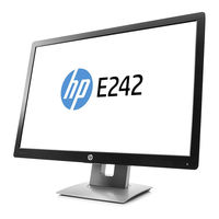 Hp EliteDisplay E242 Guide De L'utilisateur