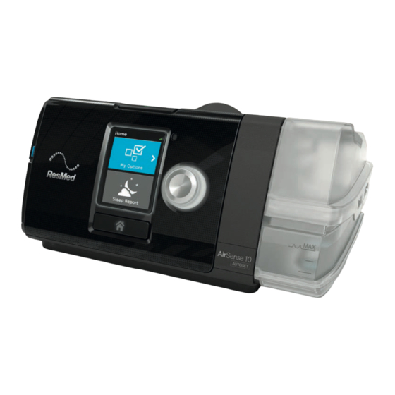 RESMED AIRSENSE 10 SÉRIE MODE D