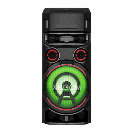 LG XBOOM ON7 MANUEL D'UTILISATION Télécharger le Pdf ManualsLib