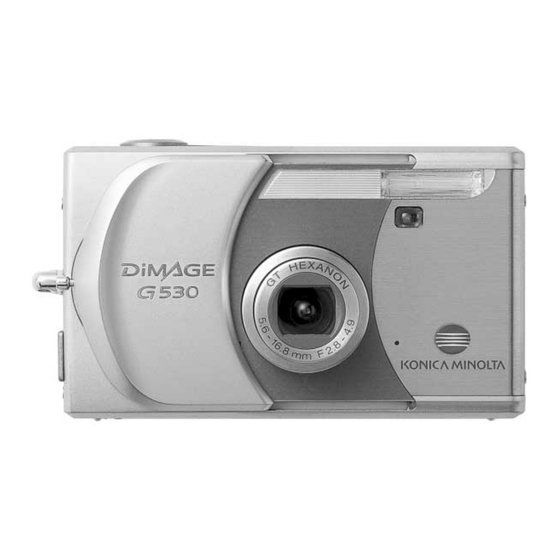 Konica Minolta DIMAGE G530 Mode D'emploi