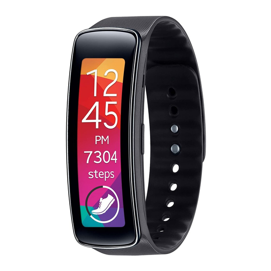 Samsung Gear Fit SM-R350 Mode D'emploi