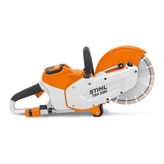 Stihl TSA 230 Notice D'emploi