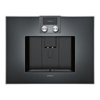 Gaggenau CM 450 Notice D'utilisation