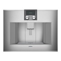 Gaggenau CM 450 Notice D'utilisation