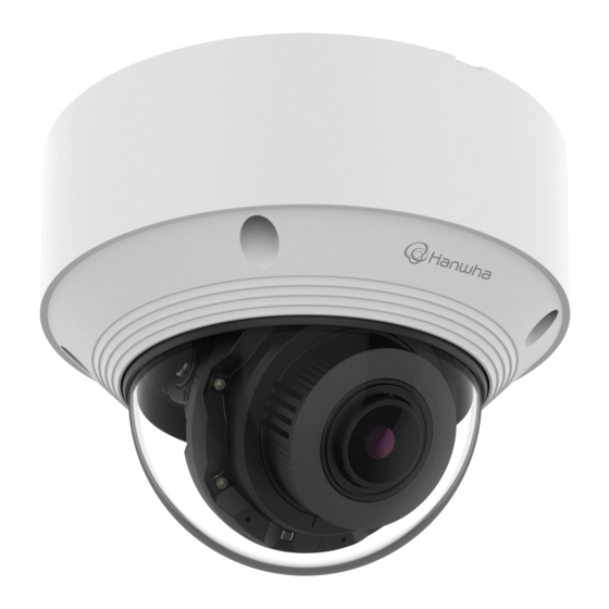 Hanwha Vision QNV-C9083R Manuel D'utilisation