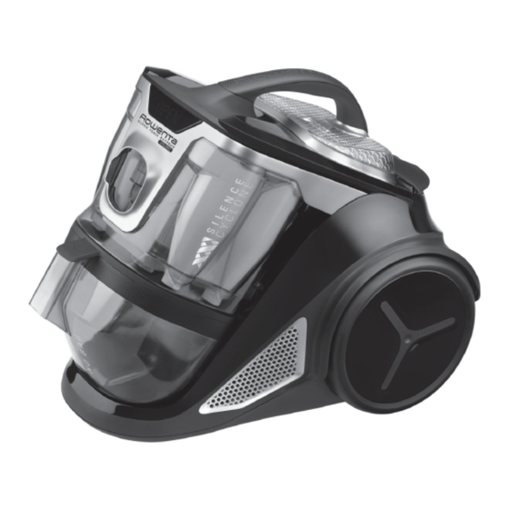 Rowenta Silence Force Extreme Cyclonic RO812311 Mode D'emploi