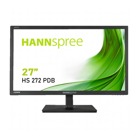 HANNspree Hanns-G Manuel De L'utilisateur