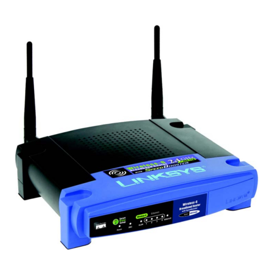 Cisco Systems Linksys WRT54GS Mode D'emploi