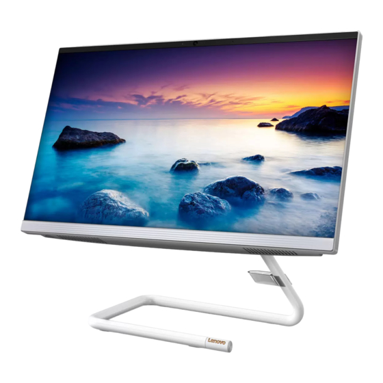 Lenovo Ideacentre A340-22AST Guide D'utilisation