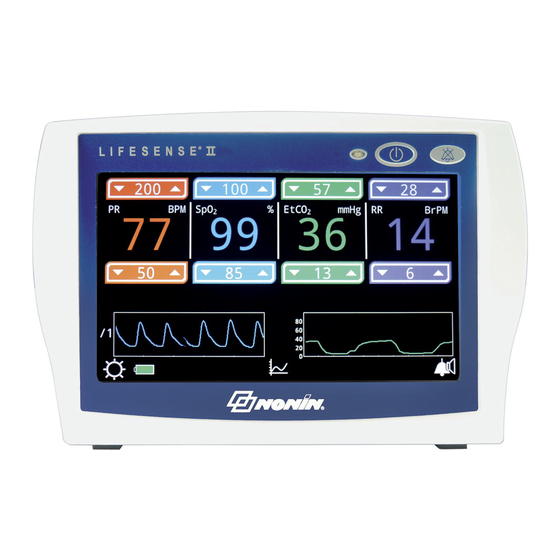 Nonin LifeSense II Manuel D'utilisation