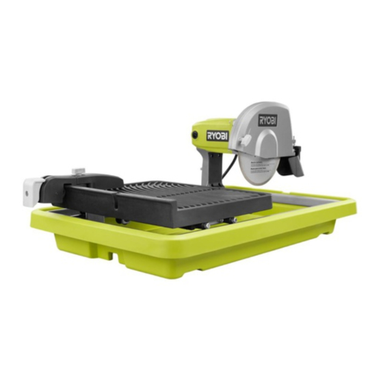 Ryobi WS731 Manuel D'utilisation