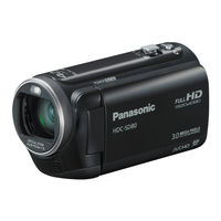 Panasonic HDC-HS80 Mode D'emploi