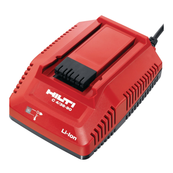 Hilti C 4/36-90 Mode D'emploi