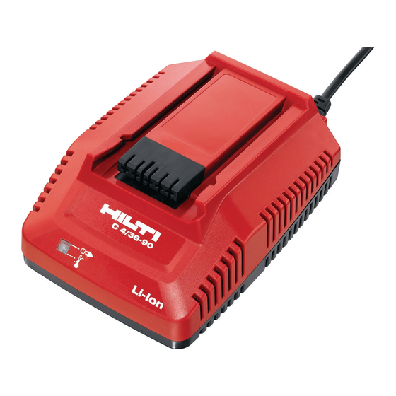 Hilti C 4/36-90 Mode D'emploi