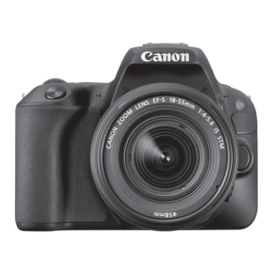 Canon EOS 200D Mode D'emploi