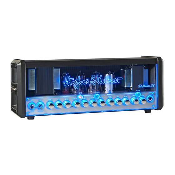 Hughes & Kettner Tube Meister 36 Notice D'utilisation