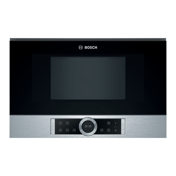 Bosch BFL634GS1 Manuel D'utilisation Et Notice D'installation
