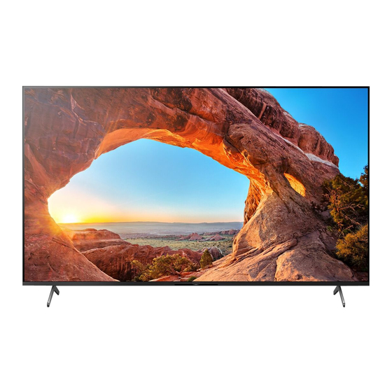 Sony BRAVIA KD-50X85J Mode D'emploi