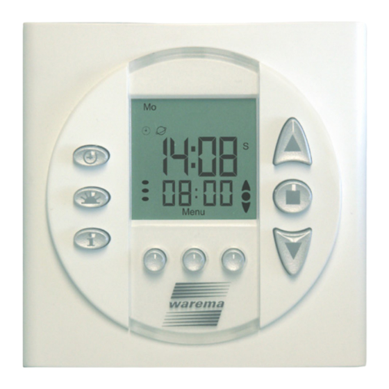 WAREMA Timer Mode D'emploi Et Instructions D'installation