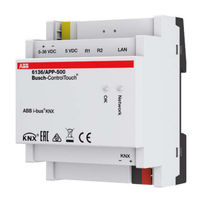 Abb Busch-ControlTouch 6136/APP-500 Manuel Technique