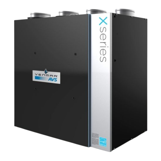 Venmar AVS X24 HRV ECM Guide D'utilisation