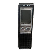 Sony IC Recorder ICD-P520 Guide De Démarrage Rapide