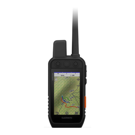 Garmin Alpha 200i Manuel D'utilisation