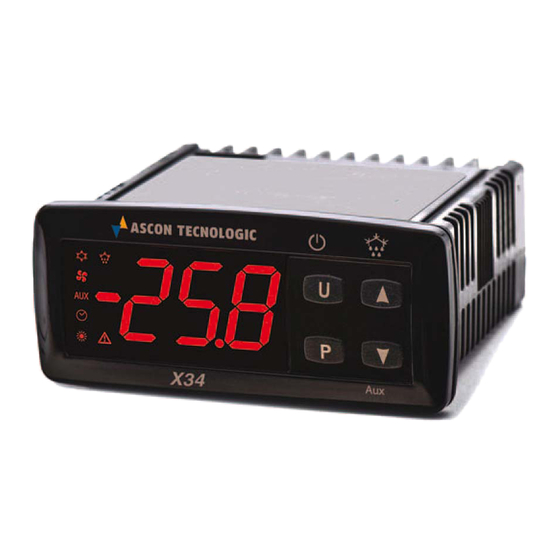 ASCON TECNOLOGIC X34 Instructions Pour L'utilisation