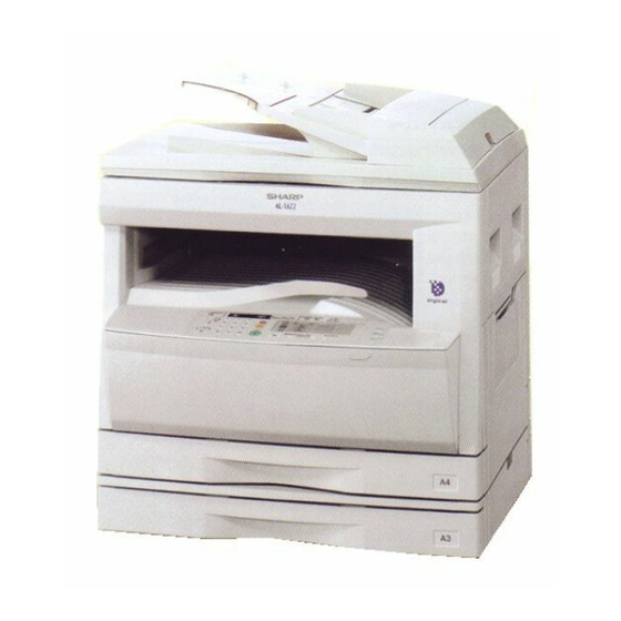 Sharp AL-1611 Mode D'emploi