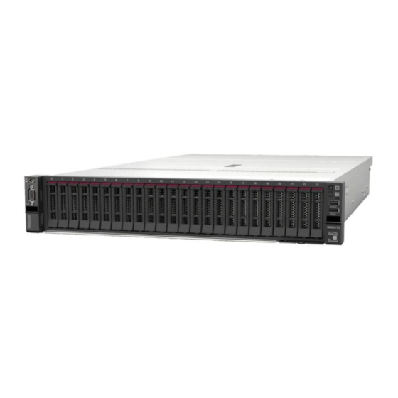 Lenovo ThinkSystem SR650 Guide De Configuration