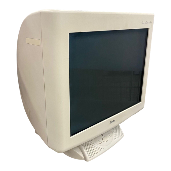 Iiyama Vision Master Pro 454 Mode D'emploi