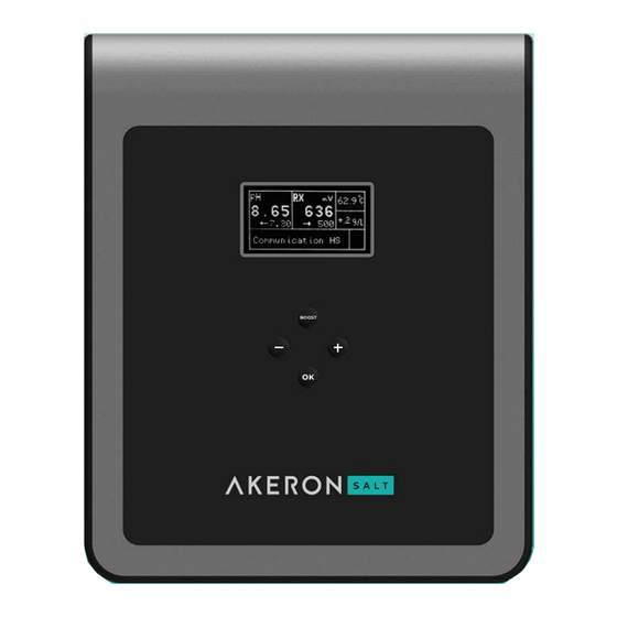 corelec AKERON SALT Notice D'utilisation Et D'installation