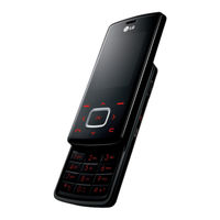 Lg chocolate KG800 Guide De L'utilisateur
