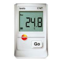 Testo 174T Mode D'emploi Abrégé