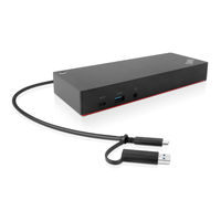 Lenovo ThinkPad Hybrid USB-C with USB-A Dock Guide D'utilisation