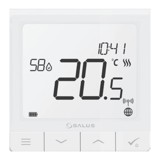 Salus Controls QUANTUM SQ610RF Mode D'emploi