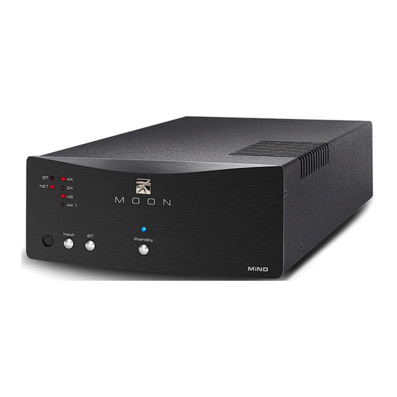Simaudio MOON MIND Neo Série Guide D'utilisation