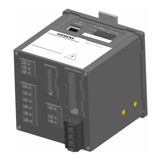 Siemens SICAM T 7KG966 Manuel De L'utilisateur