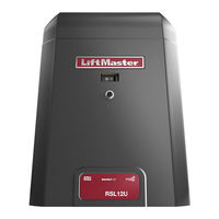 LiftMaster RSL12U Manuel D'installation