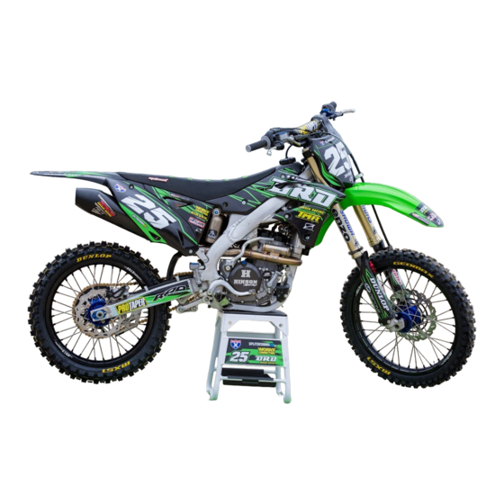 Kawasaki KX250F 2013 Manuel De L'utilisateur